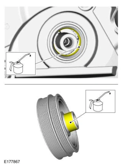 Crankshaft Front Seal — original illustration 2, reference 5025