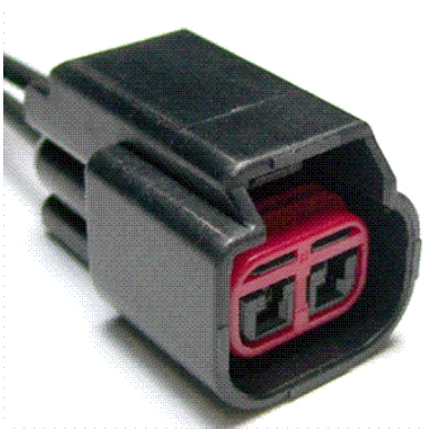 Connector End View C4046b - License Plate Lamp RH — original illustration 2, reference 4445