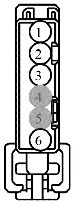Connector End View C2398 - Global Positioning System Module (Gpsm) — original illustration 1, reference 4329