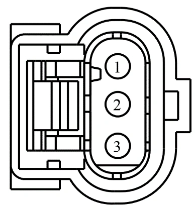 Connector End View C1541 - Ignition Coil-On-Plug 4 — original illustration 1, reference 4166