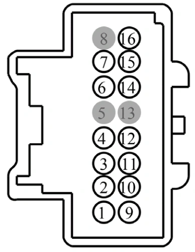 Connector End View C919 - Inline — original illustration 1, reference 4039