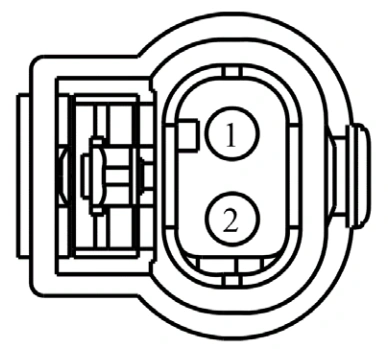 Connector End View C1611 - Variable Camshaft Timing Bank 2 Solenoid 2 (Vct22) — original illustration 1, reference 4214