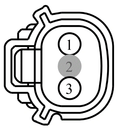 Connector End View C1606 - Ignition Coil-On-Plug 6 — original illustration 1, reference 4205