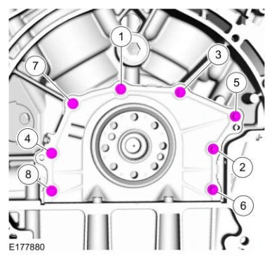 Crankshaft Rear Seal — original illustration 1, reference 5033