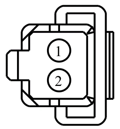 Connector End View C676 - Exterior Mirror Blind Spot (Blis) / Cross Traffic Alert (Cta) Led RH — original illustration 1, reference 4026