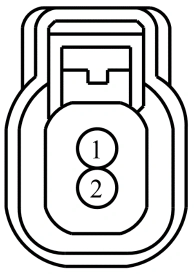 Connector End View C1149 - Low Oil Level Switch — original illustration 1, reference 4104