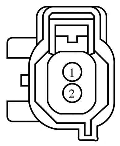 Connector End View C1615 - Knock Sensor 2 (Ks2) — original illustration 1, reference 4221