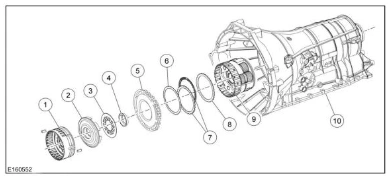 Low One-Way Clutch Assembly — original illustration 3, reference 8655