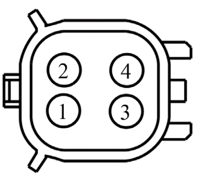 Connector End View C1570 - Heated Oxygen Sensor (Ho2s) #12 — original illustration 1, reference 4181