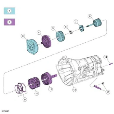 Transmission Description - Overview — original illustration 1, reference 8685
