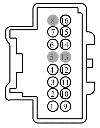 Connector End View C919 - Inline — original illustration 1, reference 4038