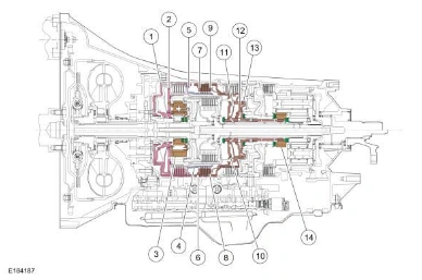 Direct Clutch Assembly — original illustration 1, reference 8648