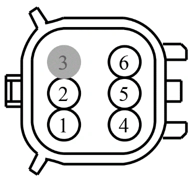 Connector End View C1572 - Universal Heated Oxygen  Sensor  (Ho2s)  #21 — original illustration 1, reference 4185