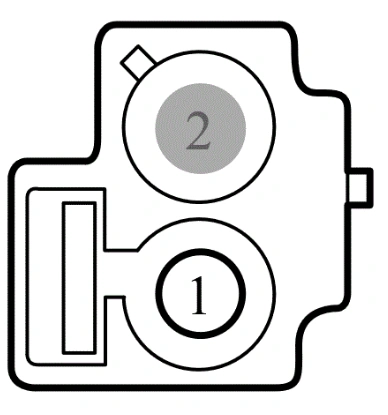 Connector End View C4828 - Active Noise Control Microphone Left Rear — original illustration 1, reference 4480