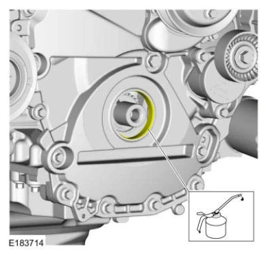 Crankshaft Front Seal — original illustration 2, reference 5024