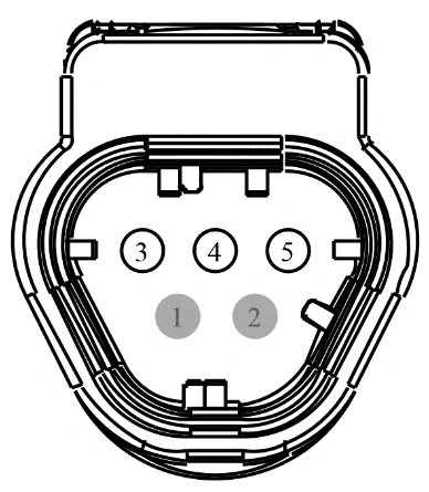 Connector End View C1073 - Fuel Rail Pressure (Frp) Sensor — original illustration 1, reference 4076