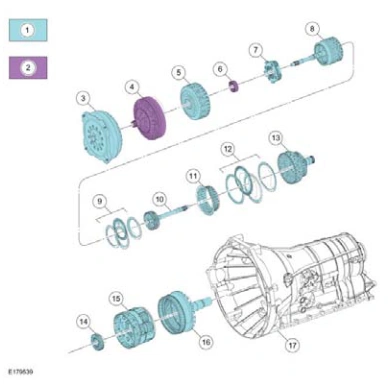 Transmission Description - Overview — original illustration 1, reference 8711