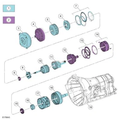 Transmission Description - Overview — original illustration 1, reference 8699