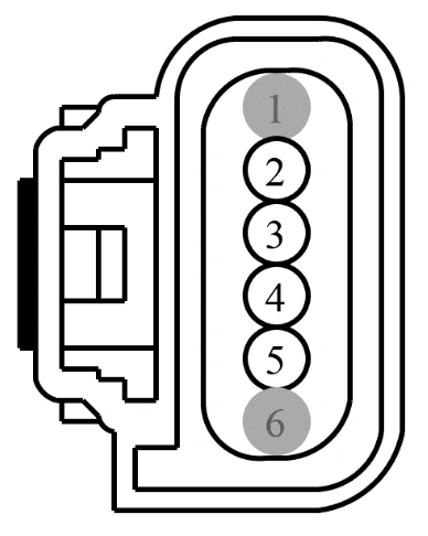 Connector End View C128 - Mass Airflow/Intake Air Temperature (Maf/Iat) Sensor — original illustration 1, reference 3717