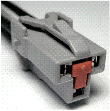 Connector End View C323 - Driver Safety Belt Pretensioner — original illustration 1, reference 3896