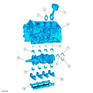 Engine Component View — original illustration 1, reference 5005