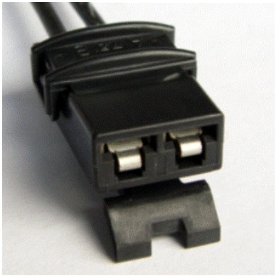 Connector End View C3238 - Passenger Safety Belt Buckle — original illustration 1, reference 4396