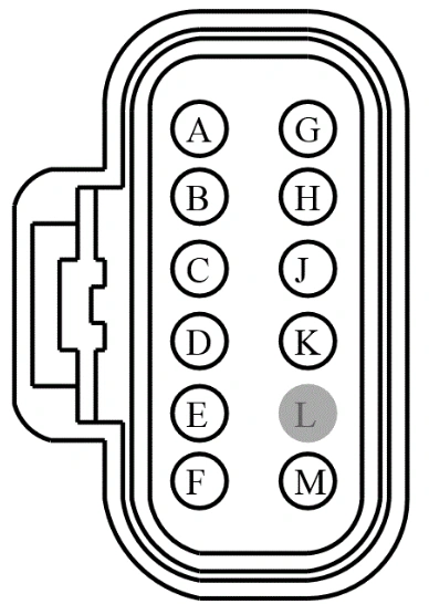 Connector End View C3265a - Front Seat Climate Control Module [Scme] — original illustration 1, reference 4402