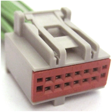 Connector End View C218b - Clockspring — original illustration 1, reference 3812