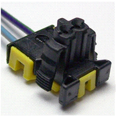 Connector End View C217 - Horn Switch — original illustration 1, reference 3808