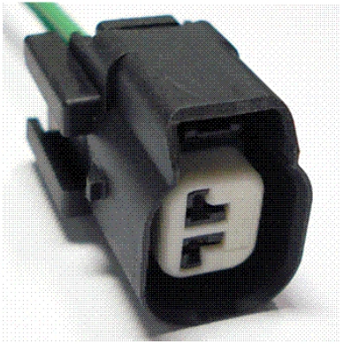 Connector End View C124 - Low Brake Fluid Warning Indicator Switch — original illustration 1, reference 3711