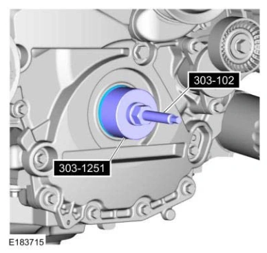 Crankshaft Front Seal — original illustration 1, reference 5025