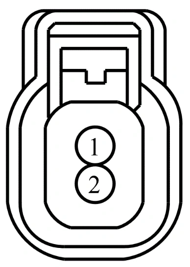 Connector End View C1164 - Cylinder Head Temperature (Cht) Sensor — original illustration 1, reference 4107