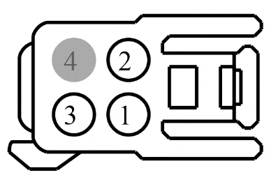 Connector End View C214 - Inline — original illustration 2, reference 3802