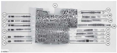 Main Control Valve Body — original illustration 2, reference 8657