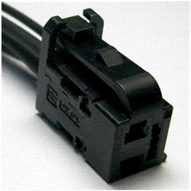 Connector End View C3118 - Power Window Motor Left Rear — original illustration 1, reference 4381