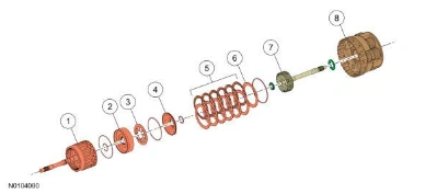 Overdrive Clutch Assembly — original illustration 2, reference 8660
