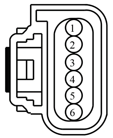 Connector End View C1449 - Throttle Position (Tp) Sensor — original illustration 1, reference 4149