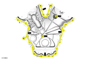 Engine Front Cover — original illustration 2, reference 5065