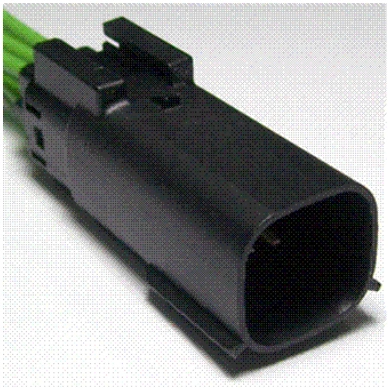 Connector End View C127 - Hood Switch — original illustration 1, reference 3714