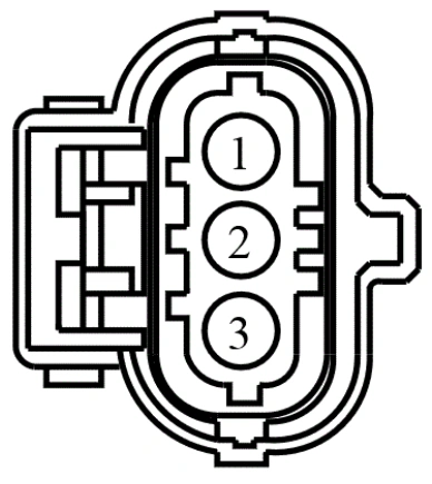 Connector End View C1657 - Engine Oil Pressure (Eop) Sensor — original illustration 1, reference 4239