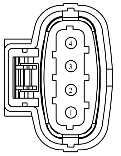 Connector End View C1427 - Manifold Absolute Pressure/Intake Air Temperature 2 (Map/Iat2) Sensor — original illustration 1, reference 4146