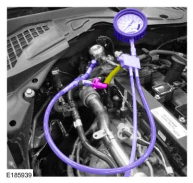 Fuel System Pressure Release — original illustration 1, reference 6105