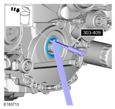 Crankshaft Front Seal — original illustration 1, reference 5024