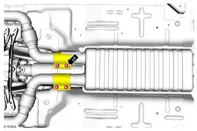 Catalytic Converter LH — original illustration 1, reference 6075