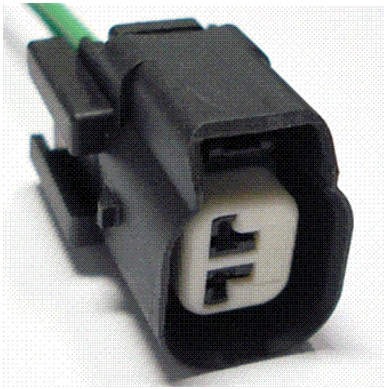 Connector End View C100 - Air Conditioning (A/C) Clutch And Air Conditioning (A/C) Clutch Field Coil — original illustration 1, reference 3693