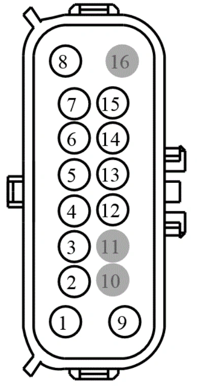 Connector End View C339 - Inline — original illustration 1, reference 3900