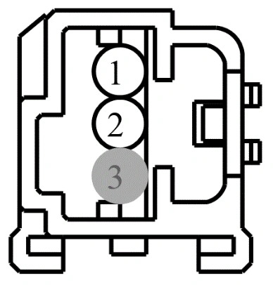Connector End View C4828 - Active Noise Control Microphone Left Rear — original illustration 1, reference 4481