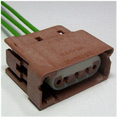 Connector End View C498 - Rear Lamp Assembly LH — original illustration 1, reference 3966