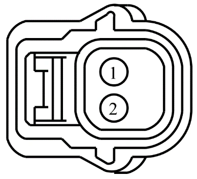 Connector End View C3240 - Seat Position Sensor RH — original illustration 1, reference 4399