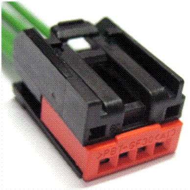 Connector End View C2359 - Instrument Panel Center Speaker — original illustration 1, reference 4307